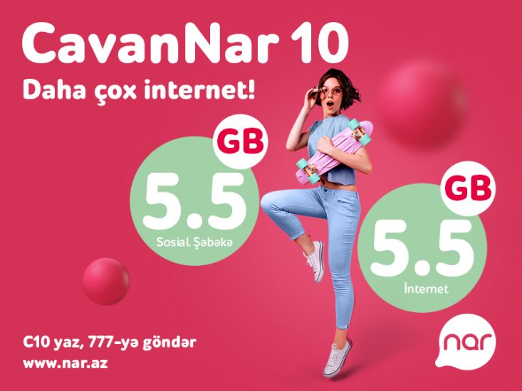 “Nar”dan yeni dərs ili üçün sərfəli tarif: “CavanNar 10”