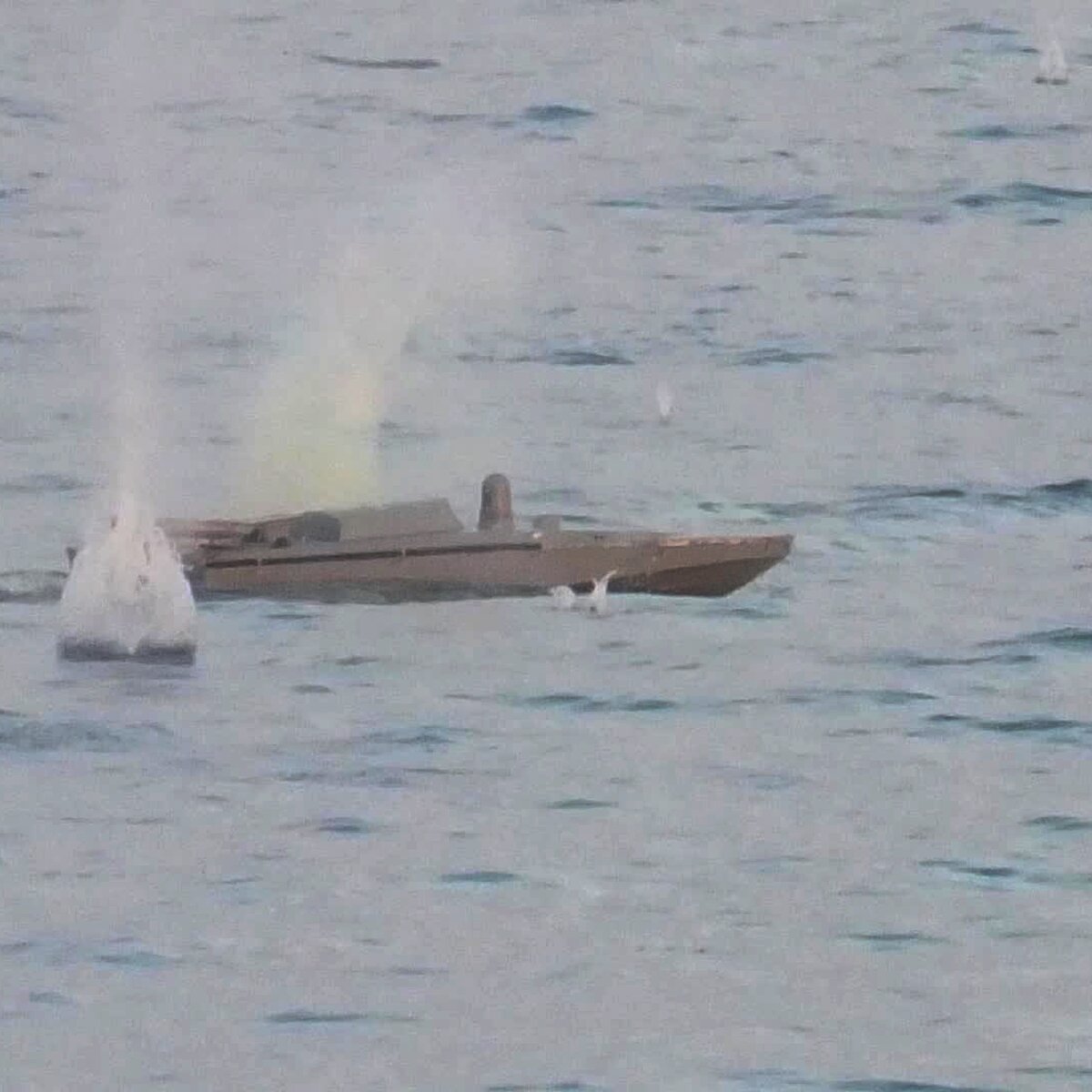 Qara dənizdə iki pilotsuz kater vuruldu