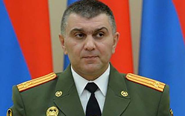 Ermənistanda general tutuldu